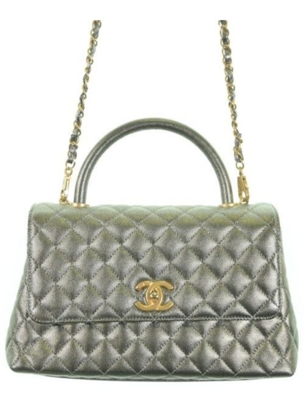 Chanel Shoulder Bag Silver